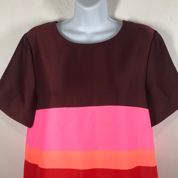 Banana Republic red and pink blouse size small - Picture 2 of 9